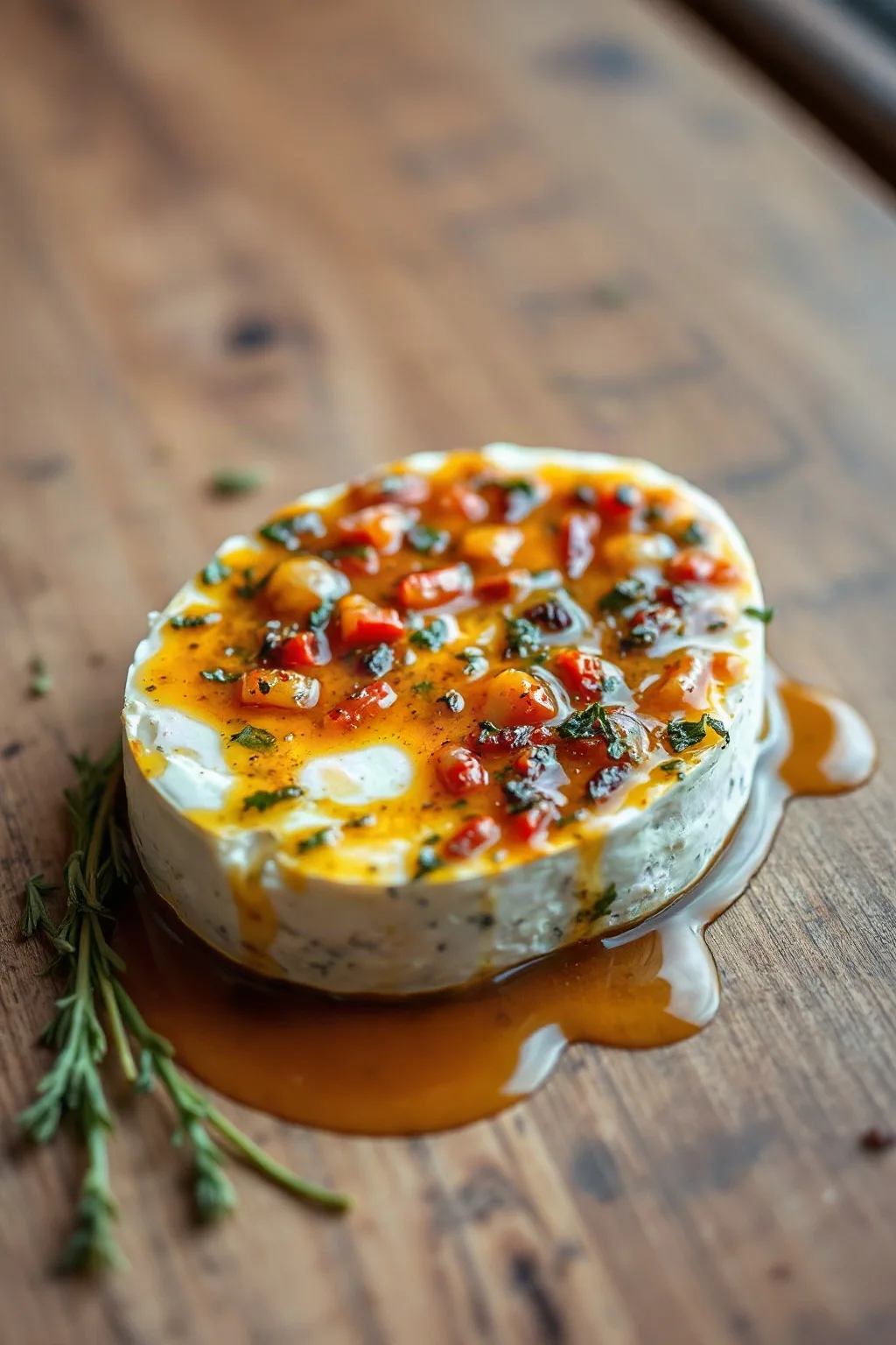 Zesty Marinated Cheese