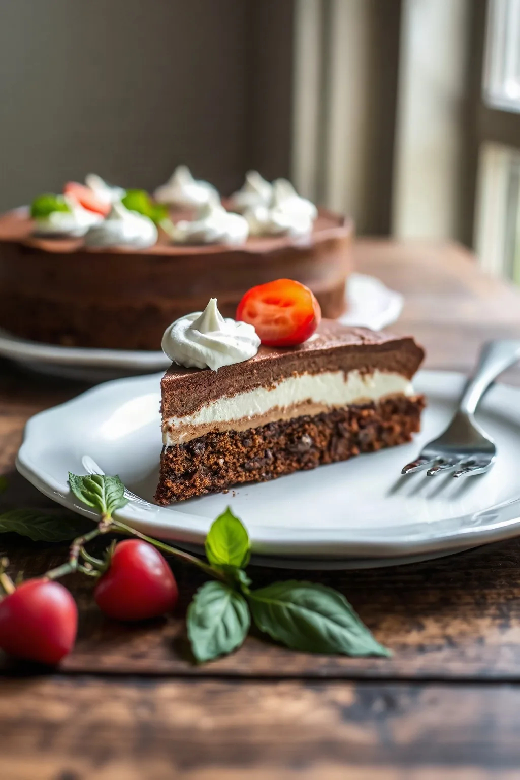 Torta Caprese de Chocolate Sin Harina