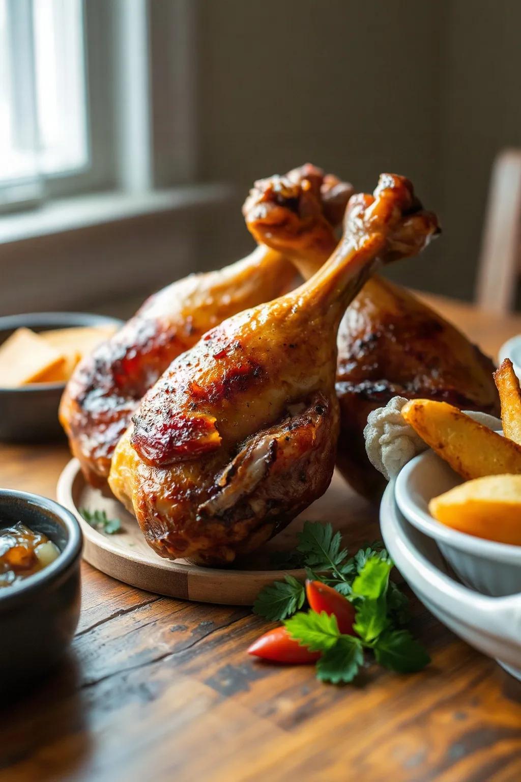 Perfectly Roasted Turkey Legs