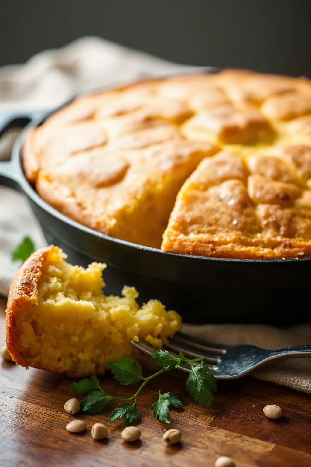 Pan de Maíz Clásico en Sartén