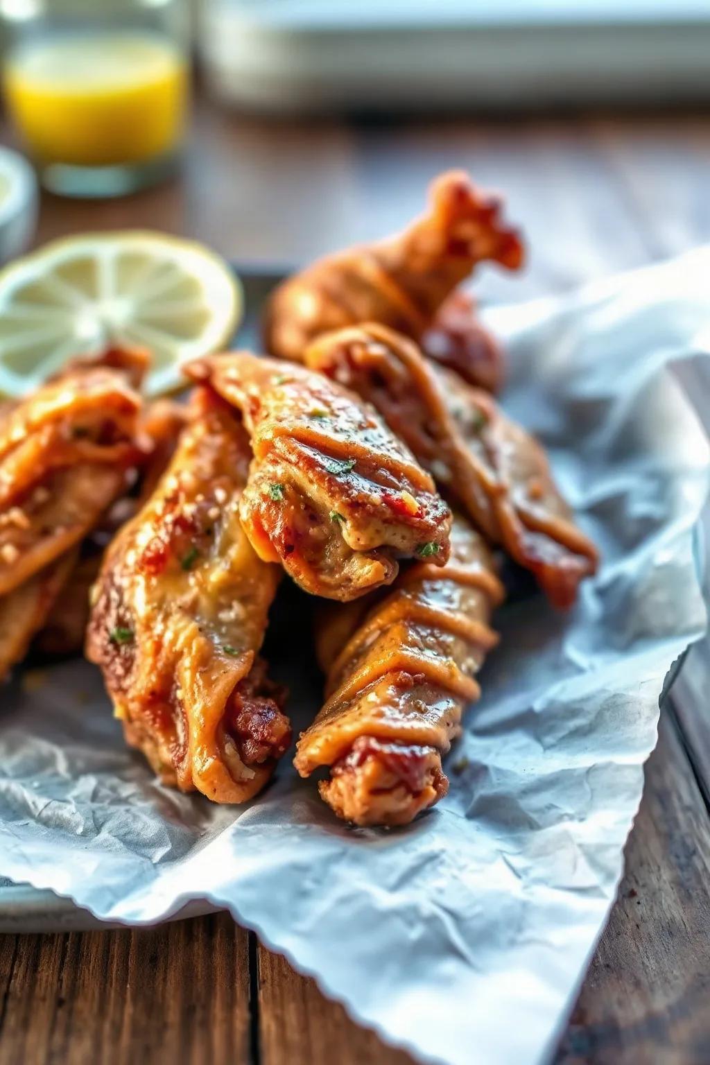 Crispy Air Fryer Lemon Pepper Wings