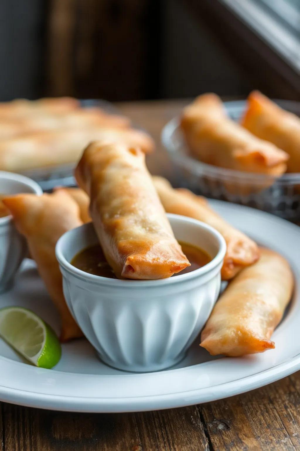 Rollitos de Primavera Caseros Crujientes