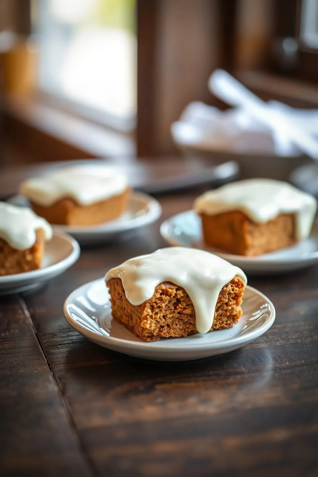 Mini Carrot Cake Loaves with Cream Cheese Frosting