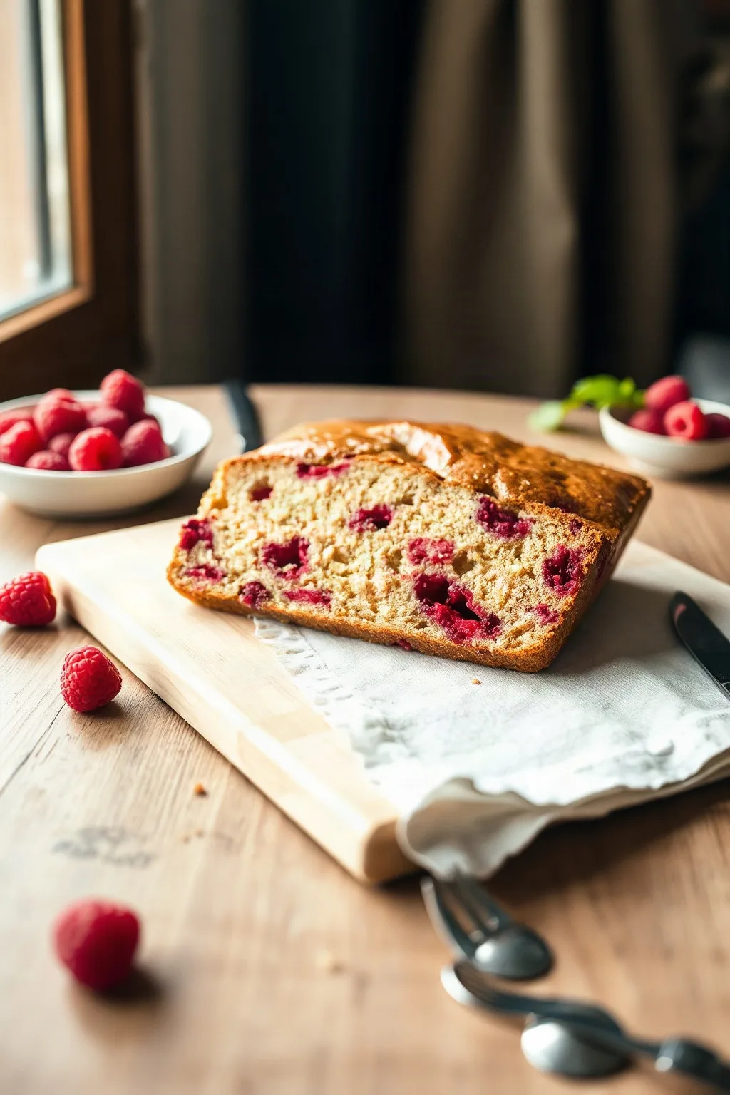 Delicious Raspberry Loaf Cake