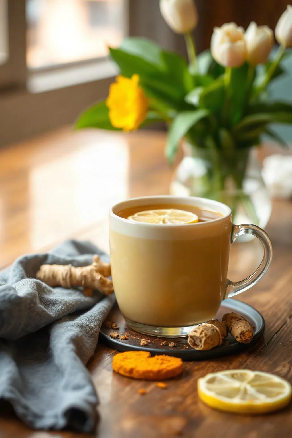 Tisane de Gingembre et Curcuma
