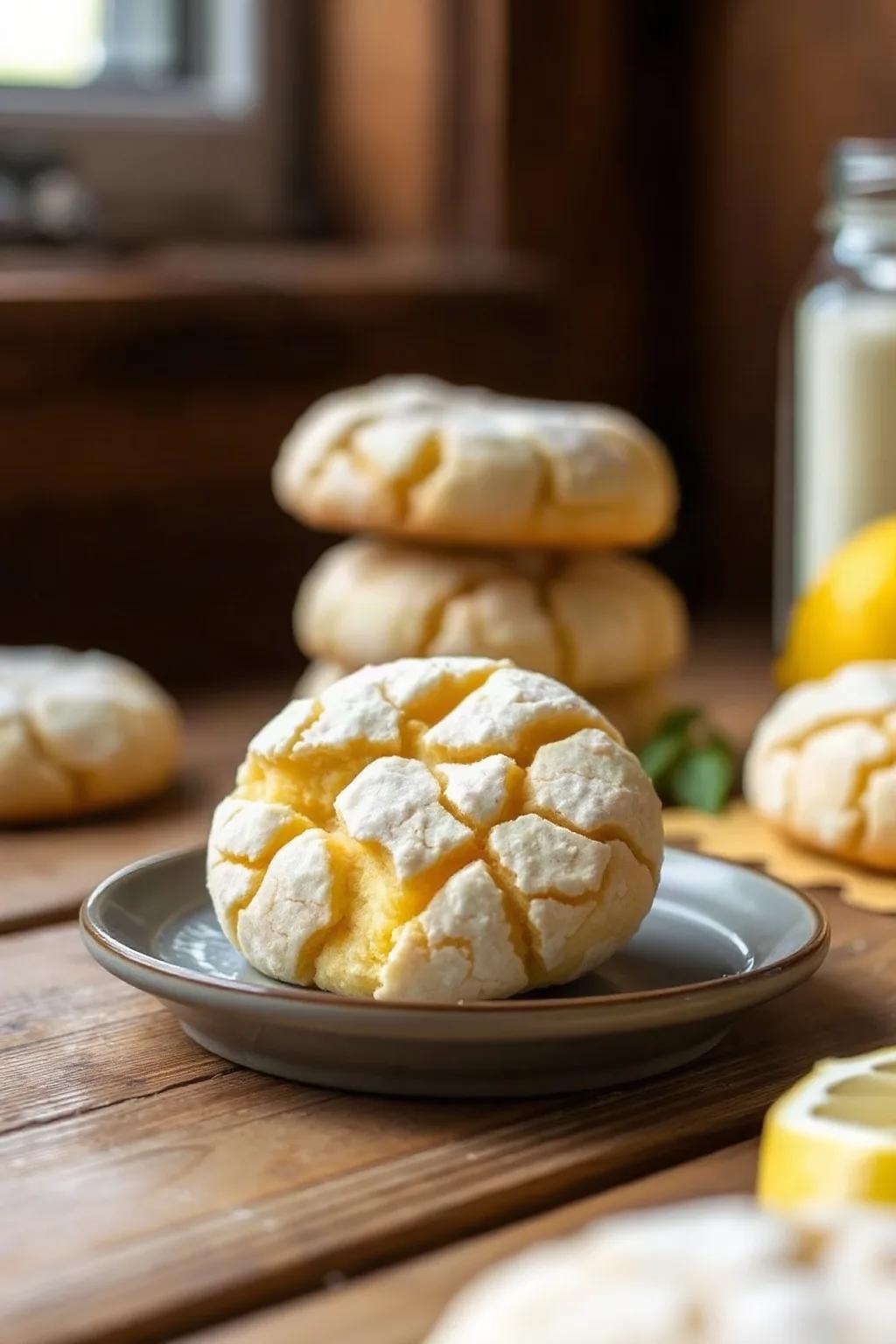 Galletas Craqueladas de Limón
