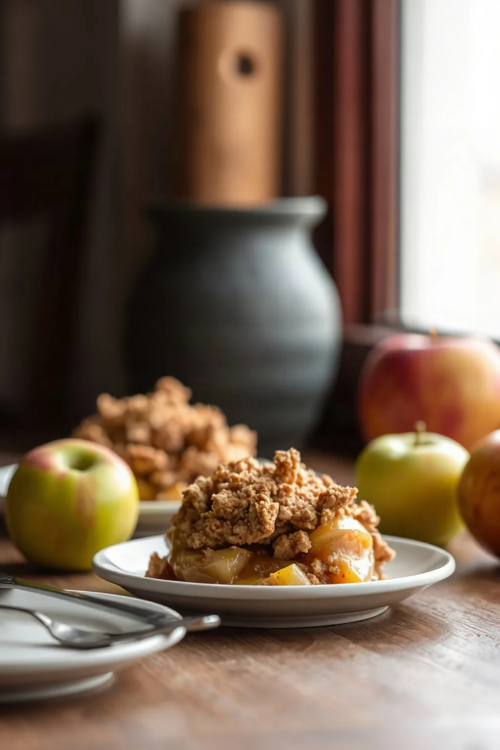 Croustillant aux pommes le plus croustillant
