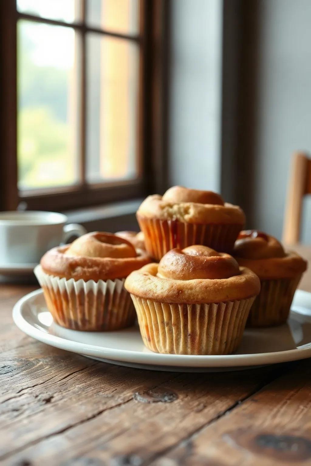 Muffins de Rollo de Canela