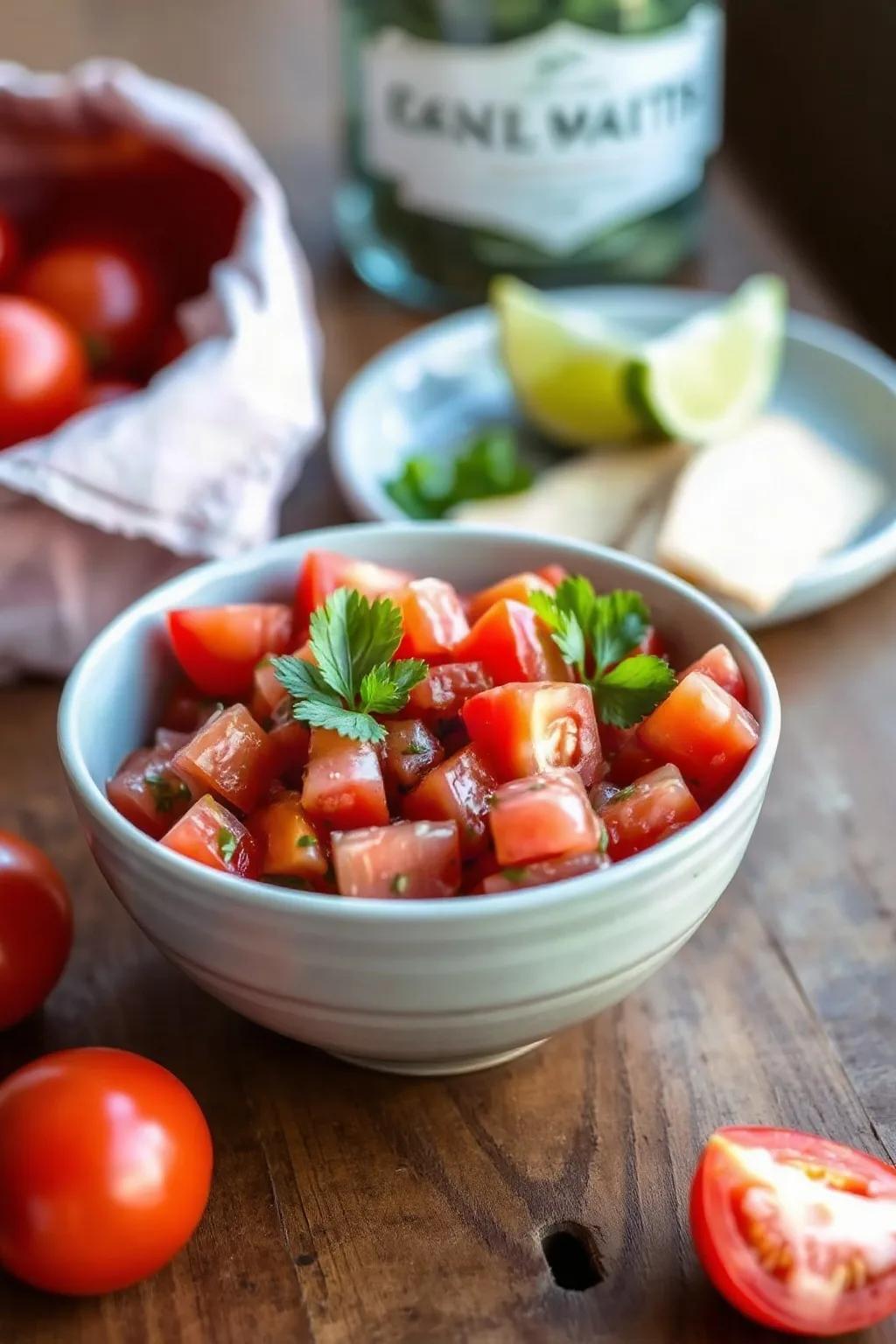 La Mejor Salsa de Tomate Fresco