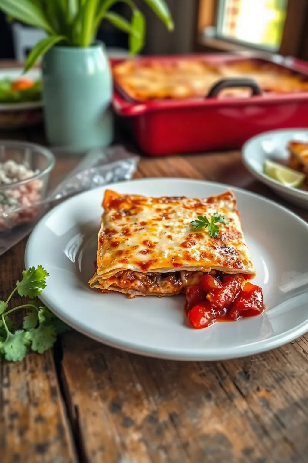 Mexican Quesadilla Casserole