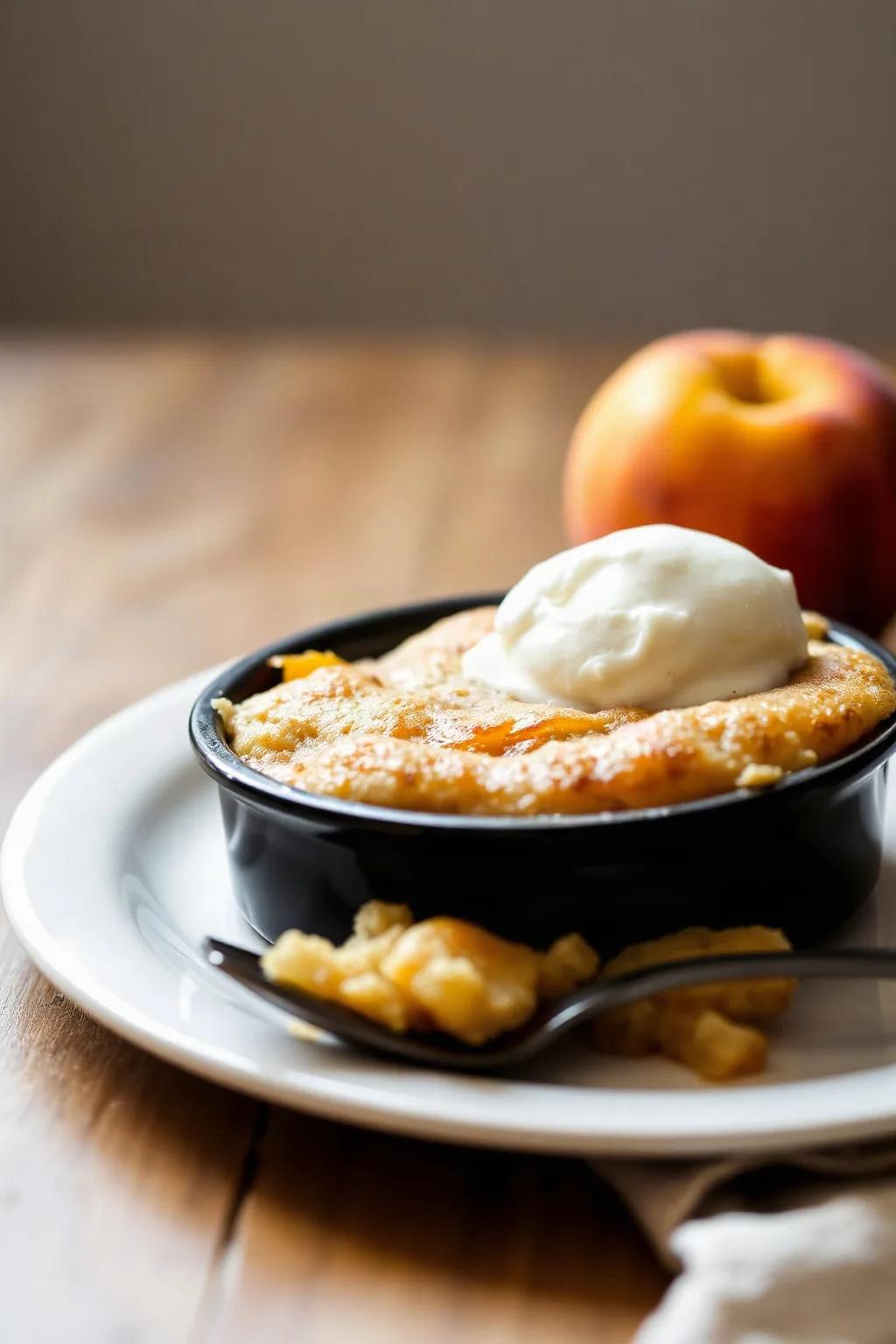 Easy Stovetop Peach Cobbler