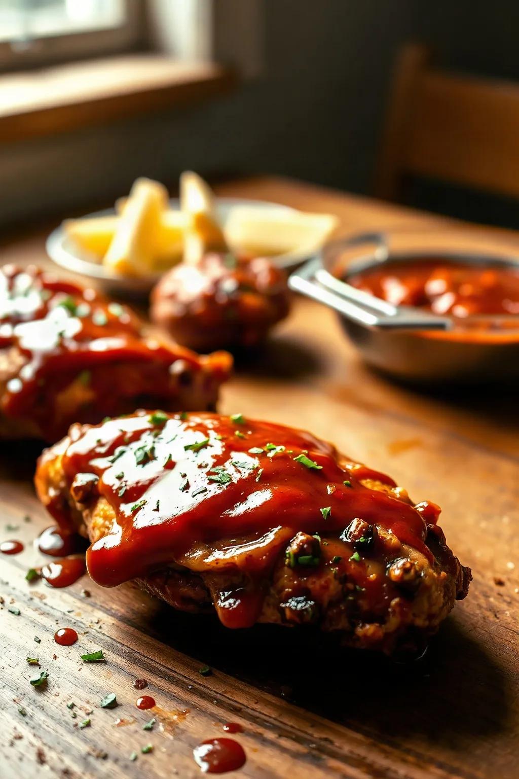 Poulet BBQ du Sud avec Sauce Maison