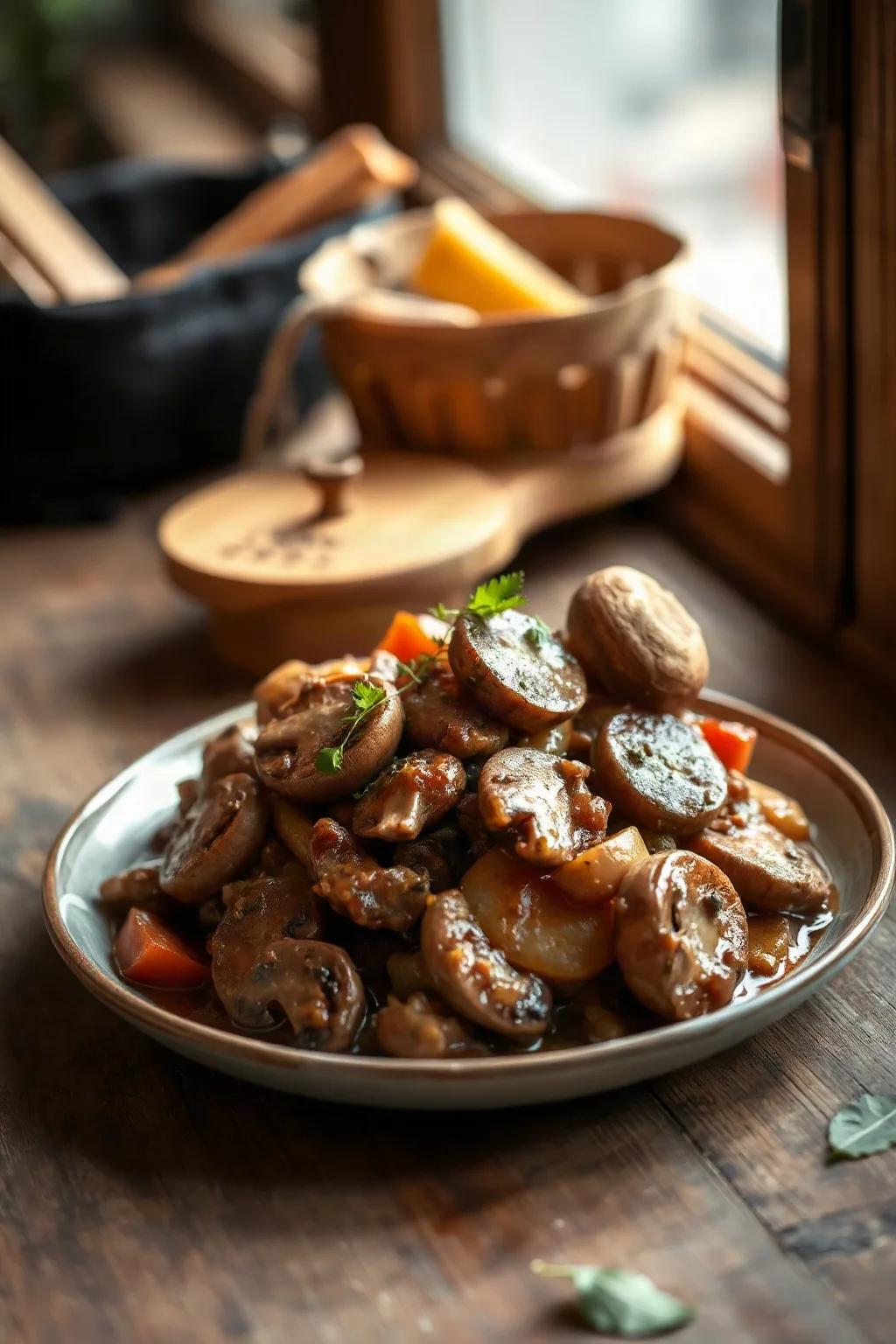 Bourguignon Vegetariano Sustancioso