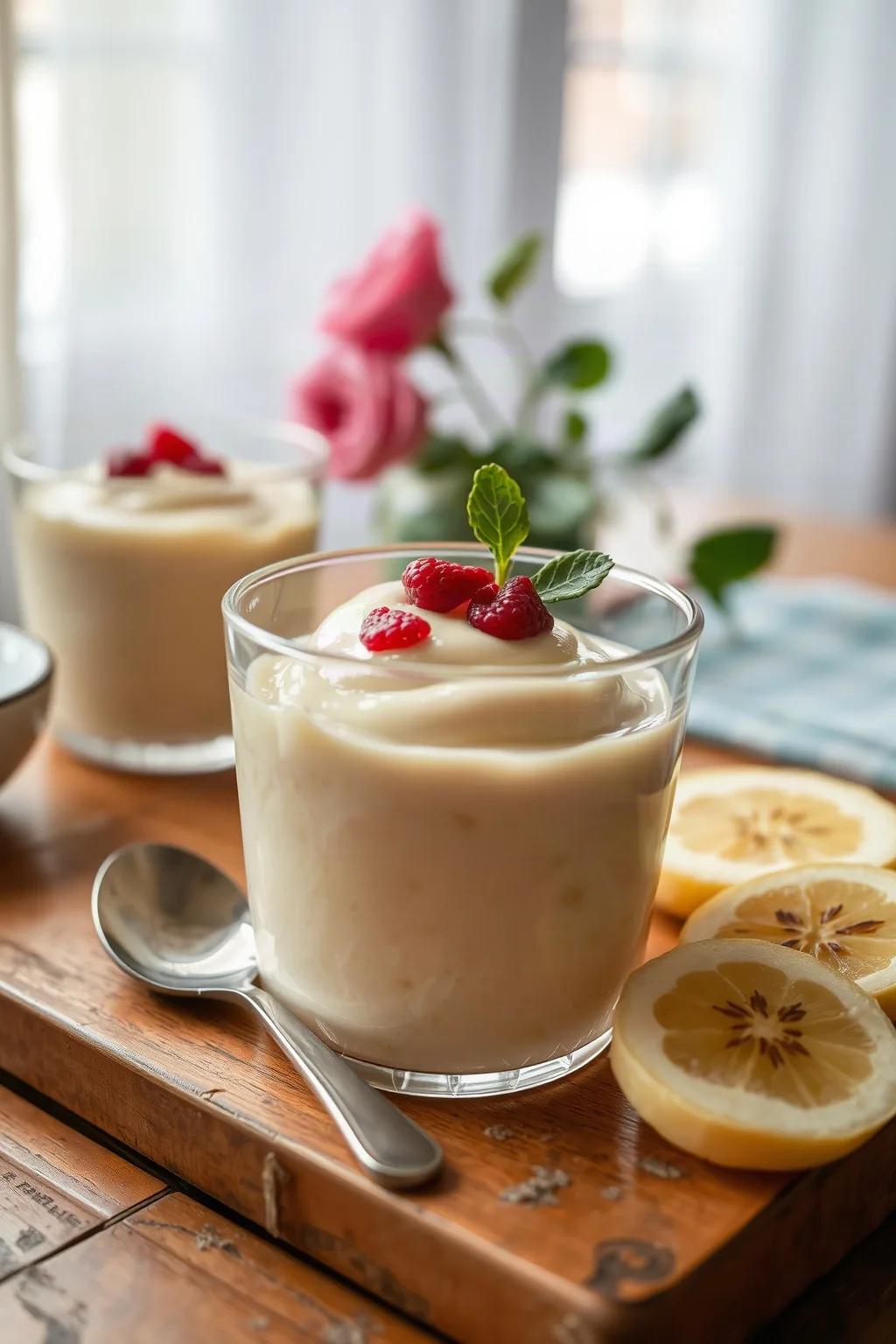 Creamy Fereni Starch Pudding