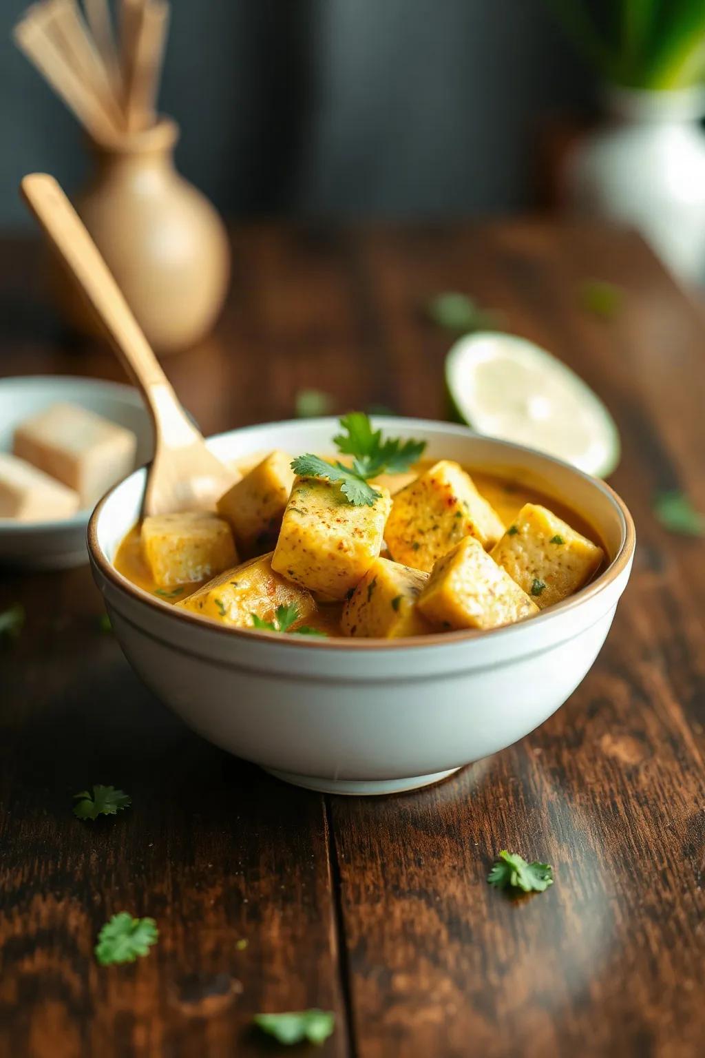 Creamy Coconut Curry Tofu