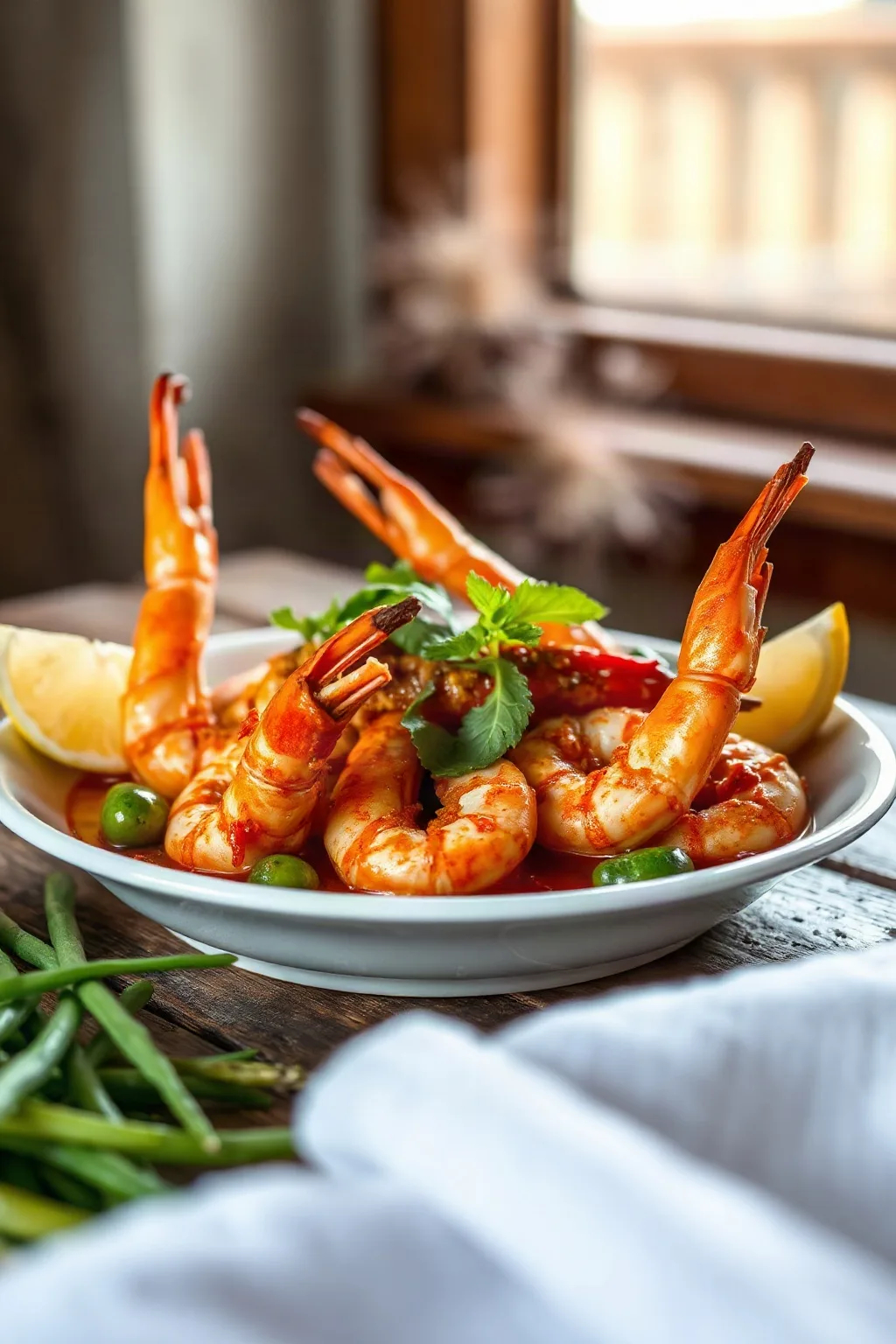 Crevettes Pil Pil à la Chilienne