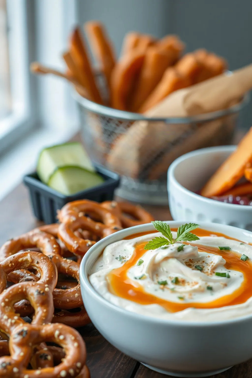 Dip Cremoso para Pretzels