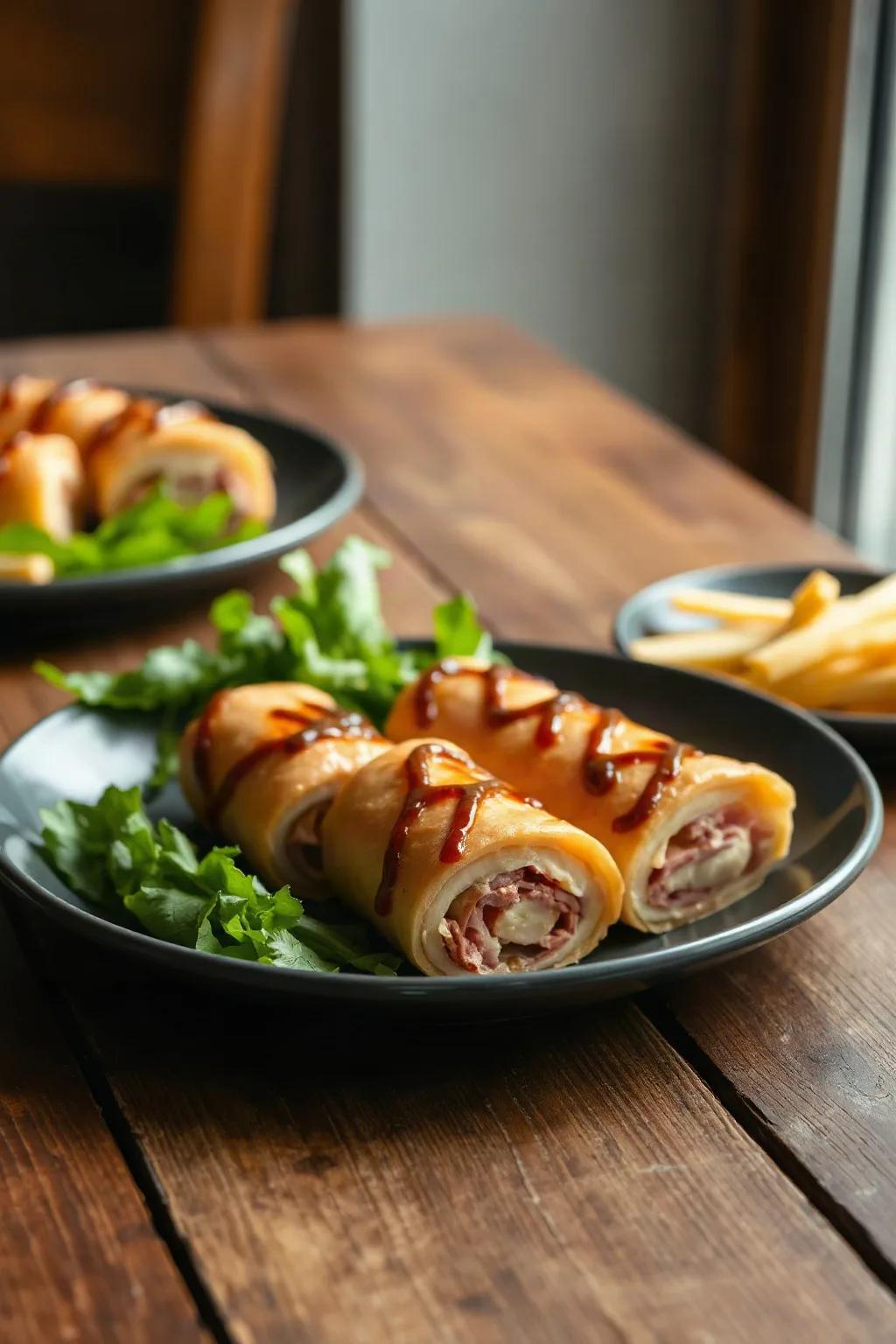 Cordon Bleu Chicken Rolls