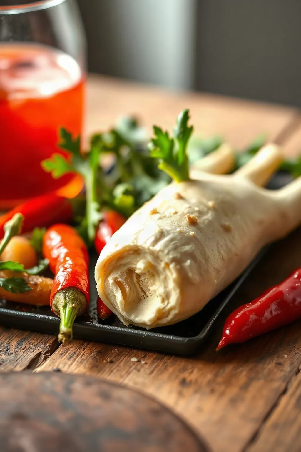 Homemade Prepared Hot Horseradish