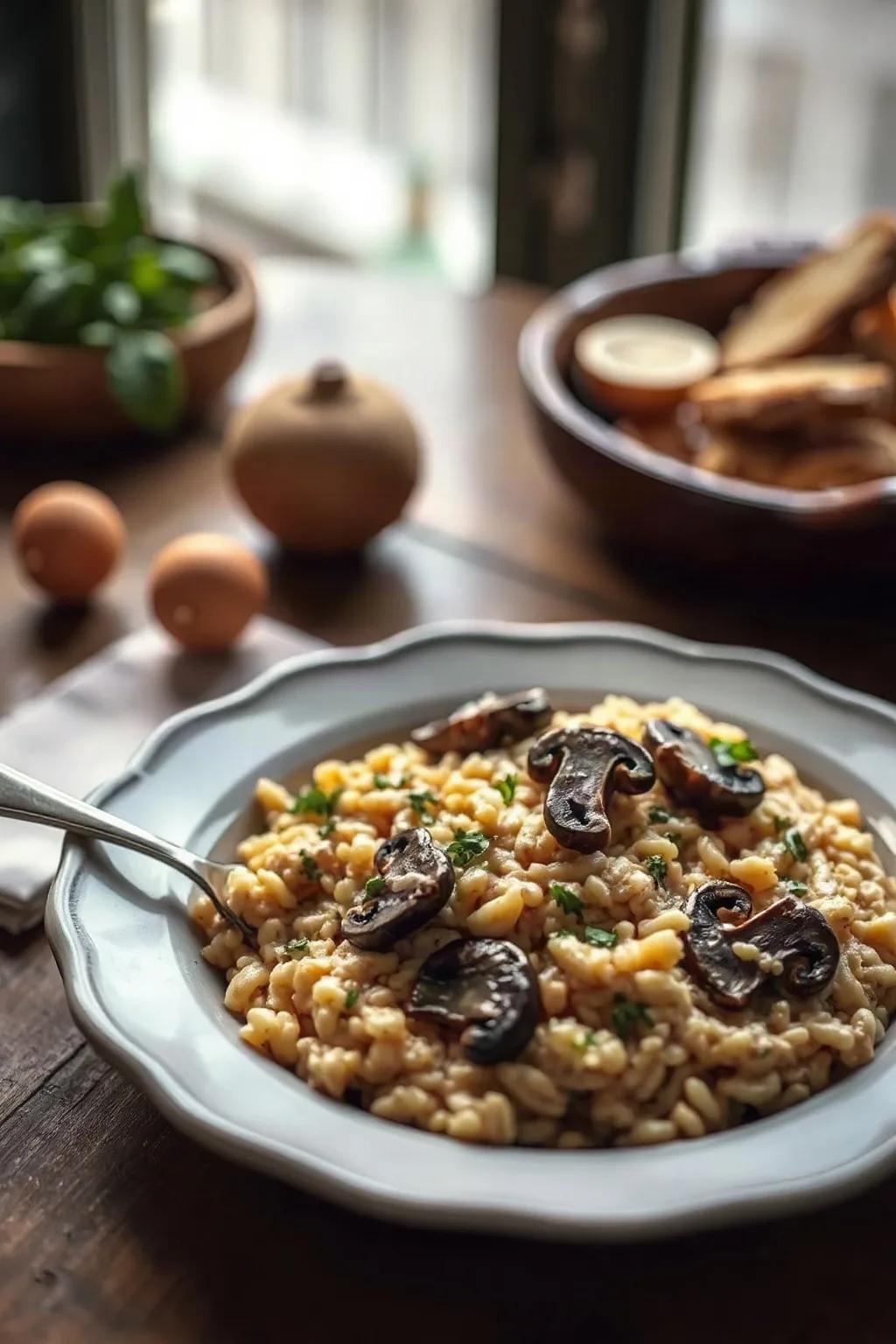 Risotto aux champignons