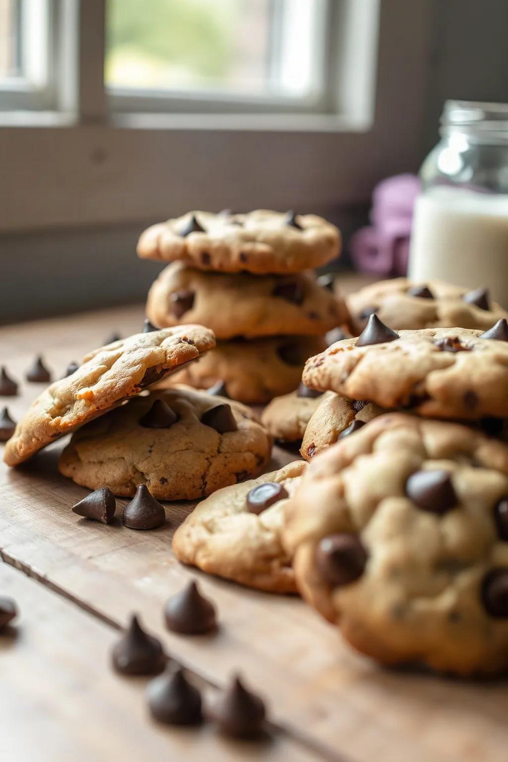 Chocolate Chip Crunch Cookies for Cookie Crumbs