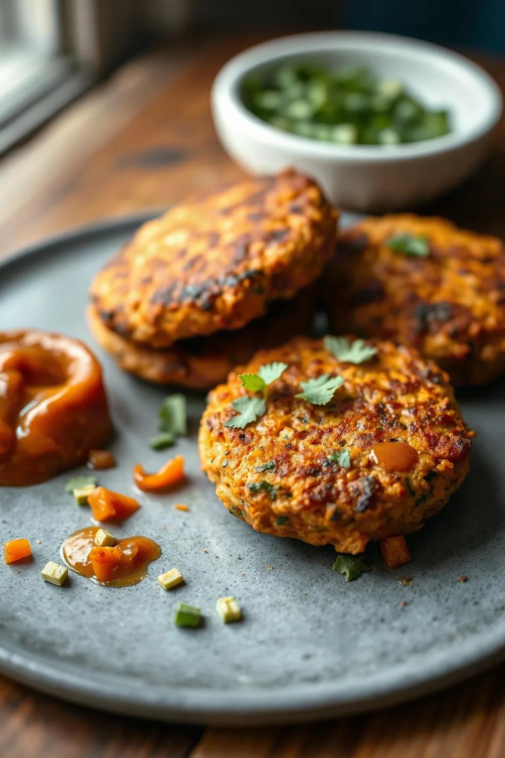 Sweet Potato and Tofu Patties