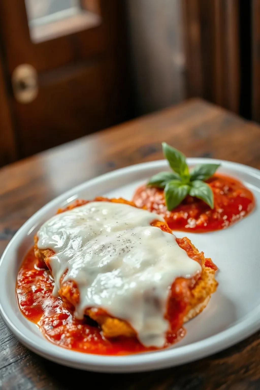 Escalopes de veau parmigiana