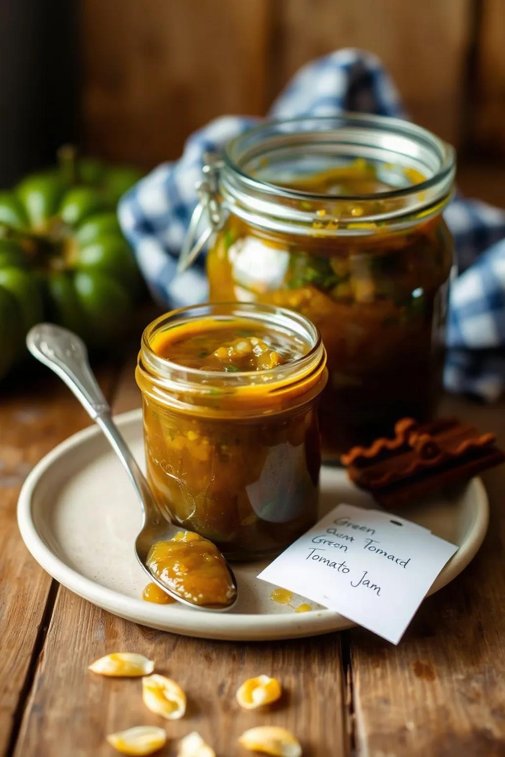 Confiture de tomates vertes