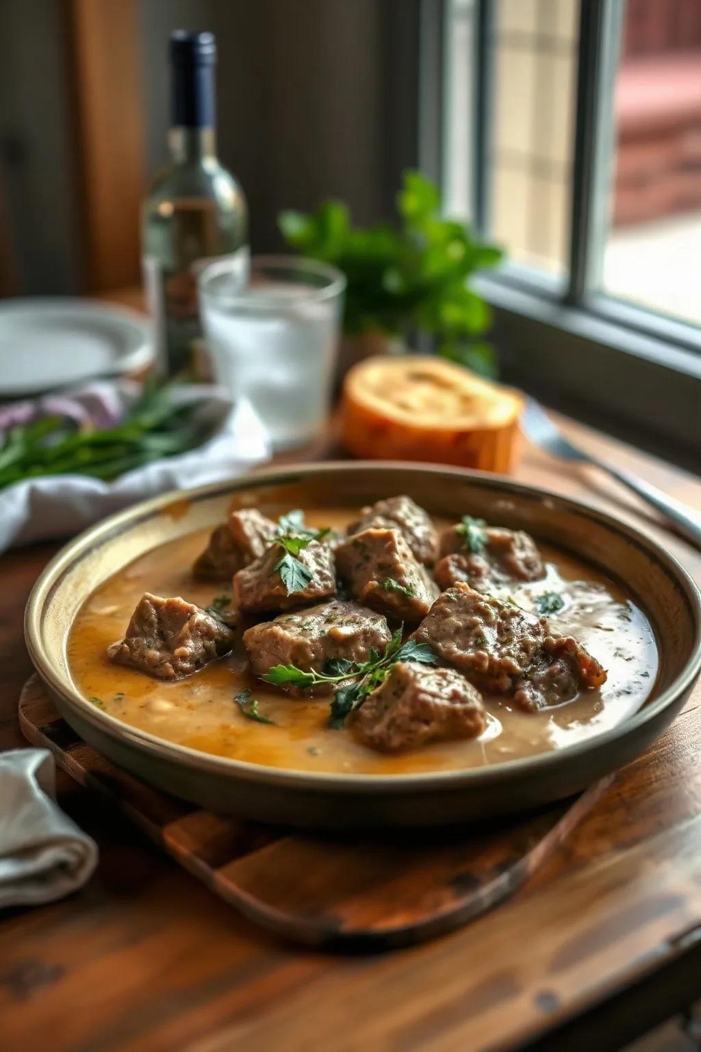 Creamy Veal Ragout
