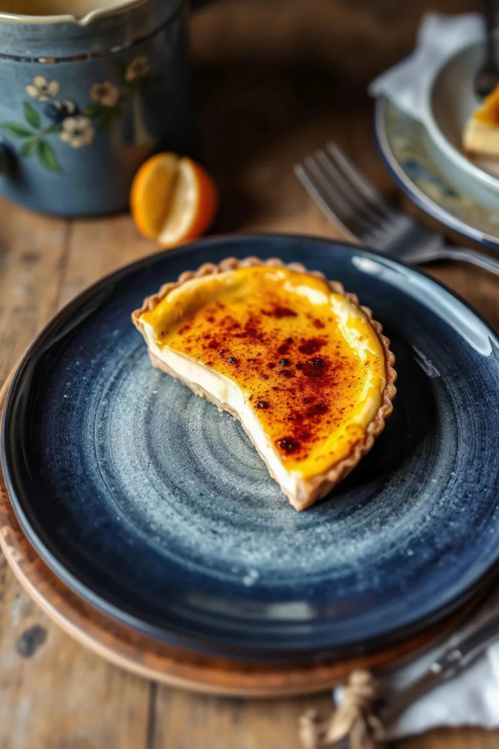 Délicieuse Tarte Crème Brûlée