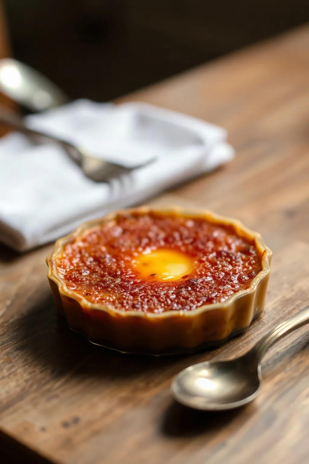 Recette Crème Brûlée Classique avec Croûte de Caramel