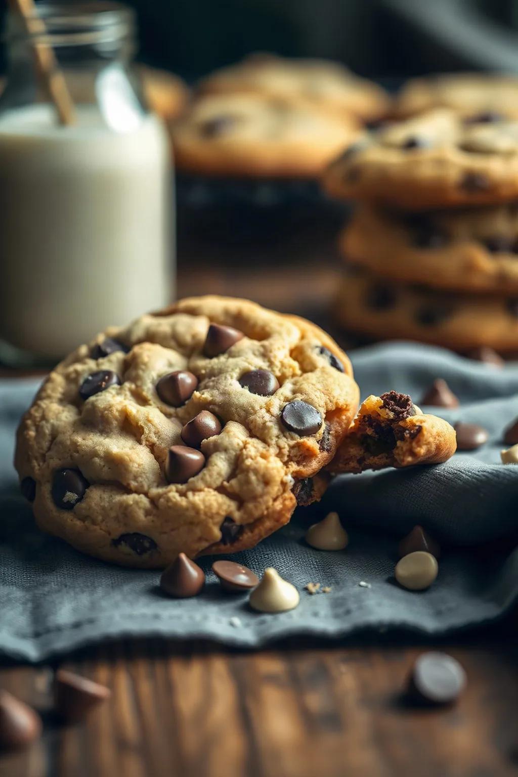 Soft Milk Chocolate Chip Cookies