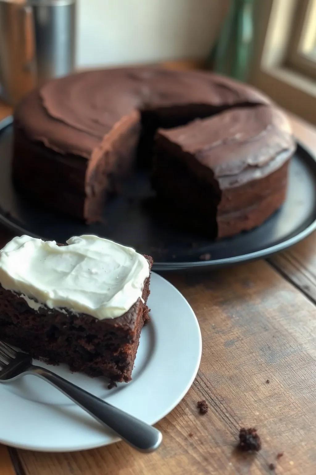 No-Butter Chocolate Cake