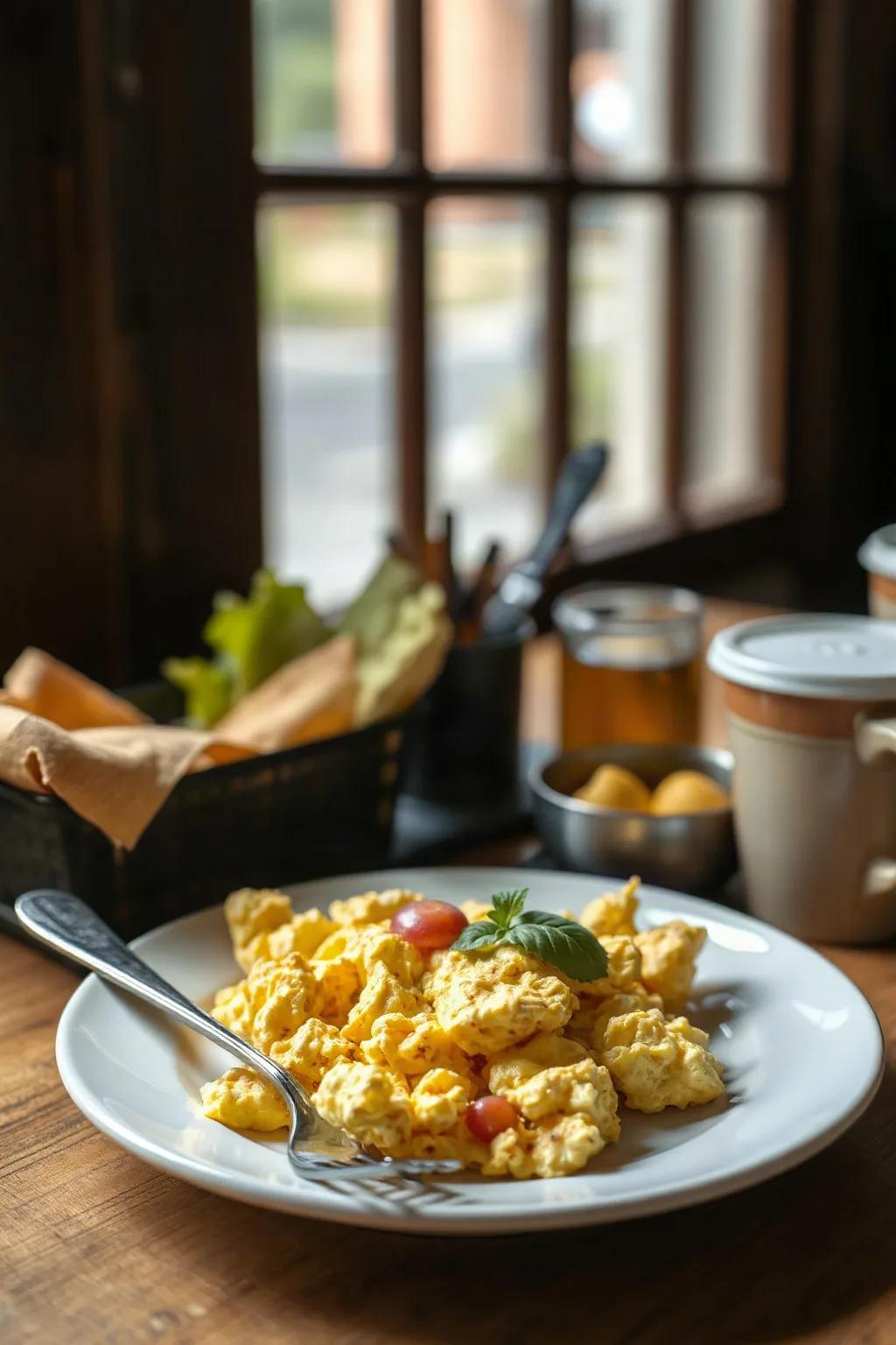 Café-Style Fluffy Scrambled Eggs
