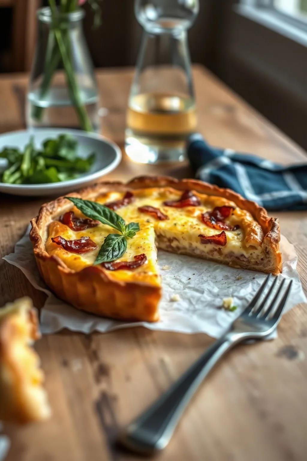 Classic Quiche Lorraine with Tenderflake Pastry
