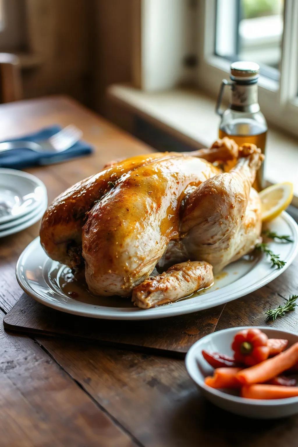 Receta Clásica de Pollo Asado Entero