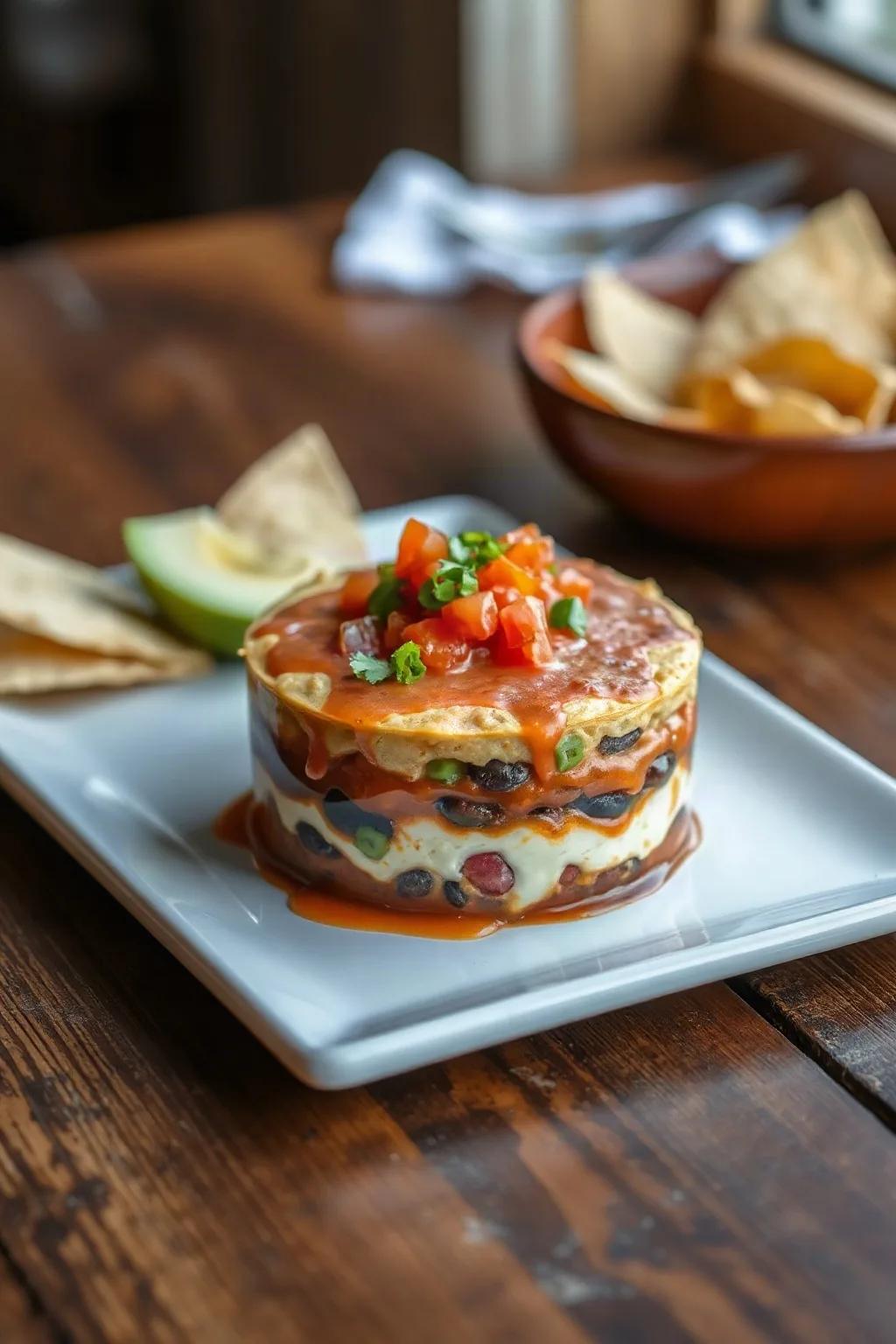 Dip Mexicano en Capas
