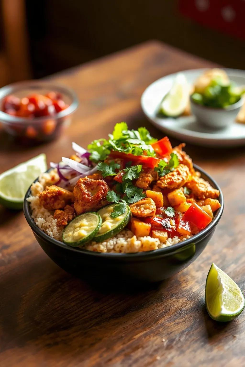 Chili-Lime Chicken Burrito Bowl
