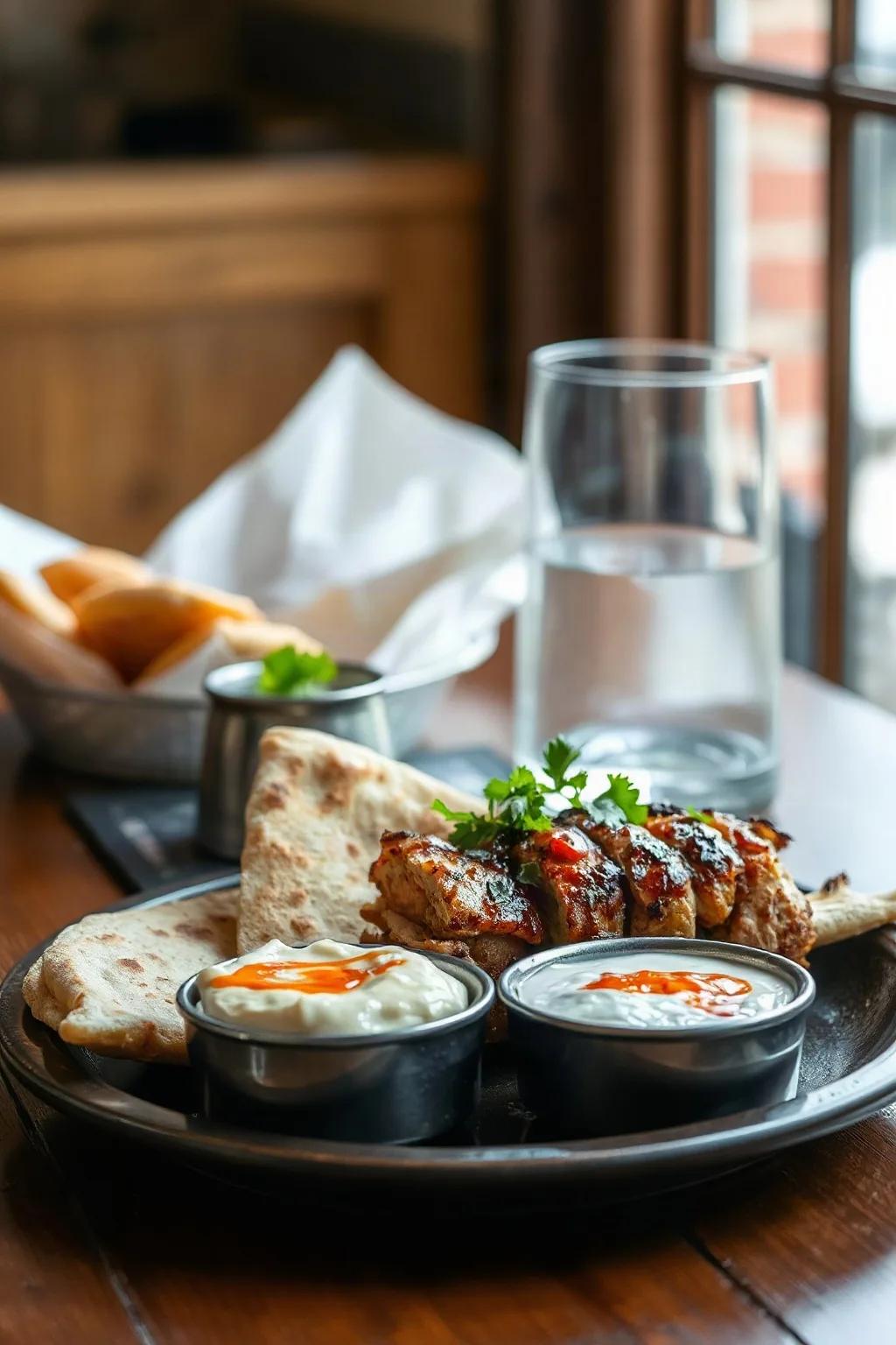 Oven-Roasted Chicken Shawarma with Garlic Toum