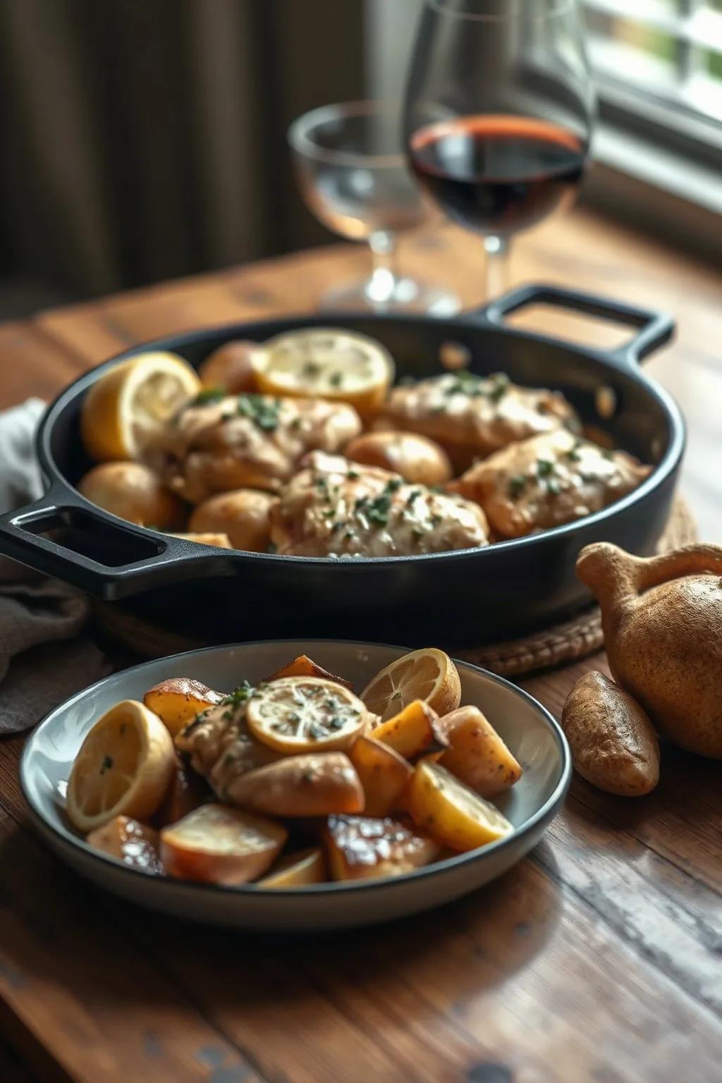 Greek Lemon Chicken and Potatoes