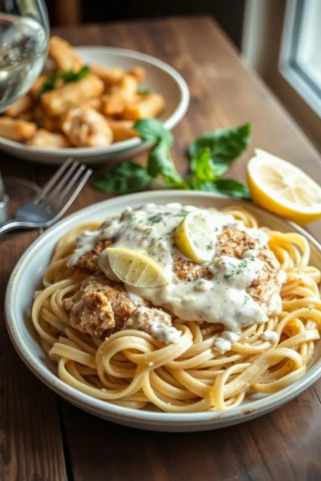 Classic Chicken Alfredo Pasta