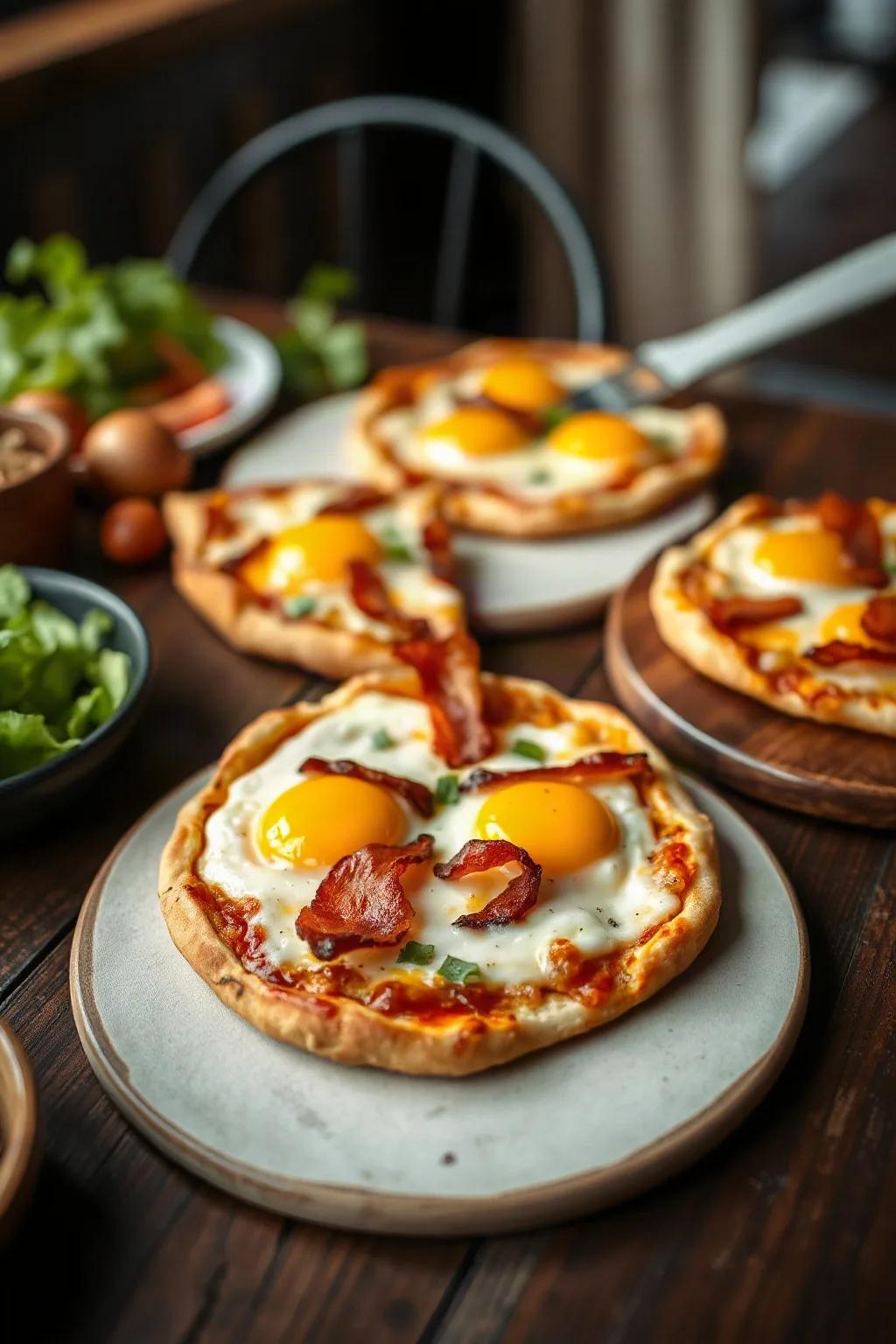 Pizzas de Desayuno