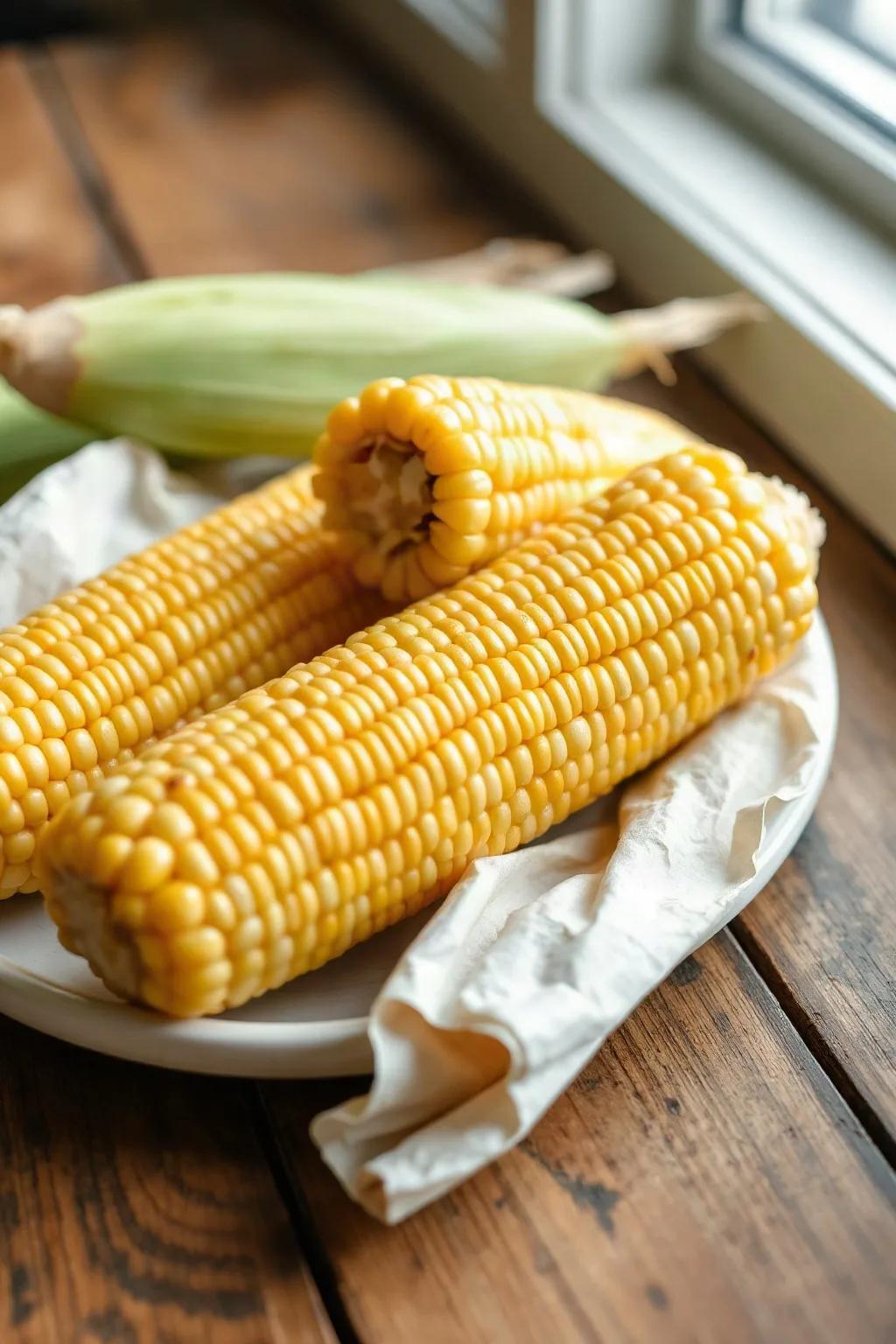 Microwave Corn on the Cob: Quick & Easy