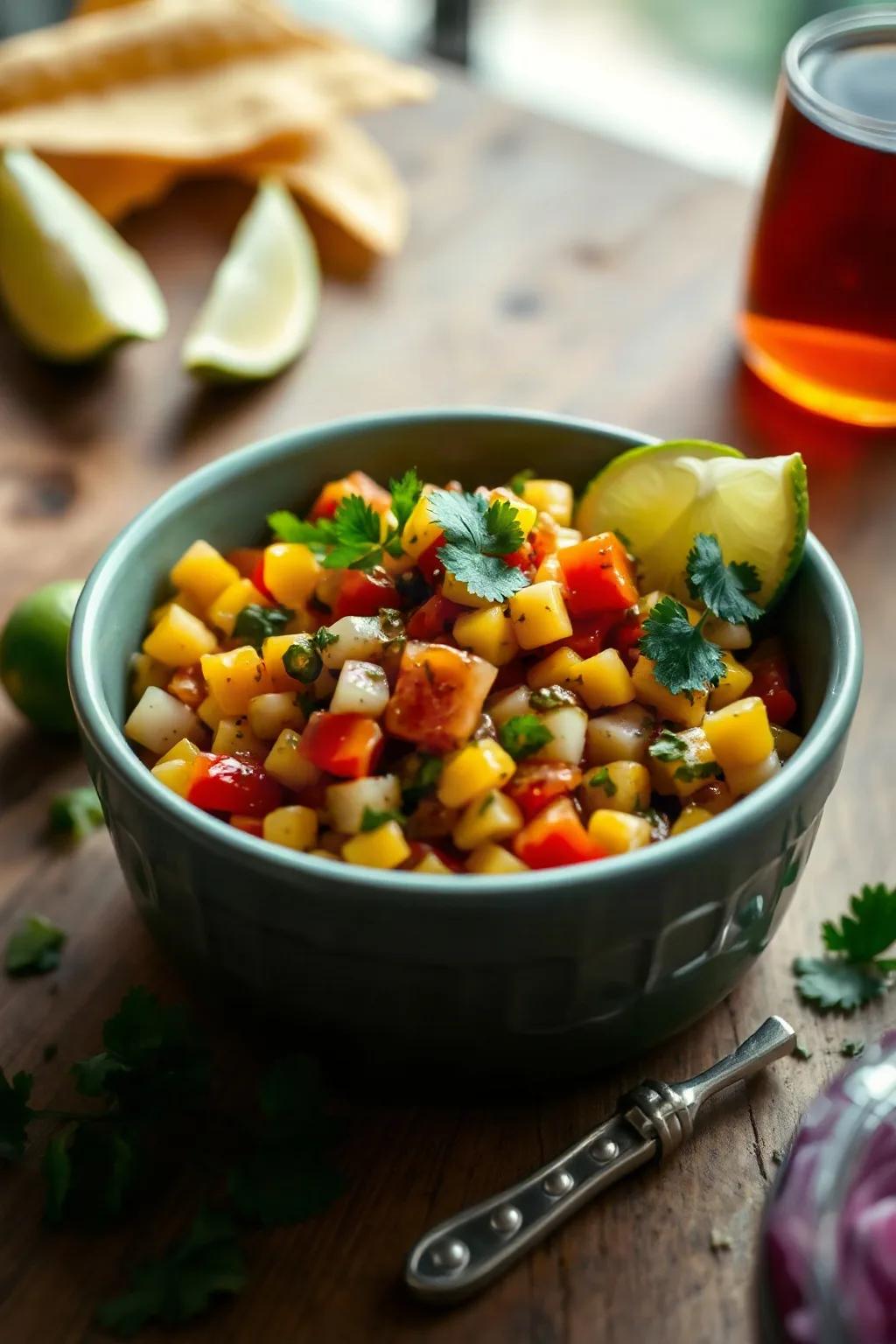Charred-Corn Salsa with Jalapeño and Lime