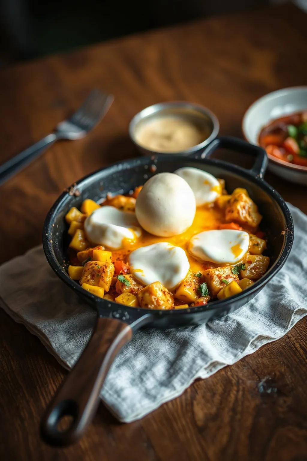 Korean Corn Cheese Skillet