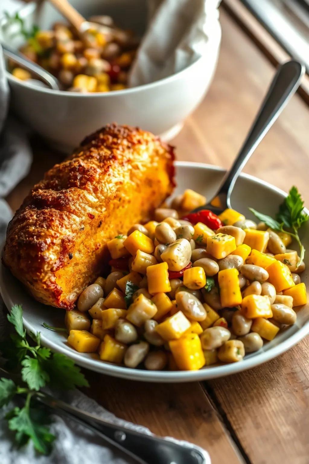 Recette de Succotash Classique avec Blé d'Inde et Haricots de Lima