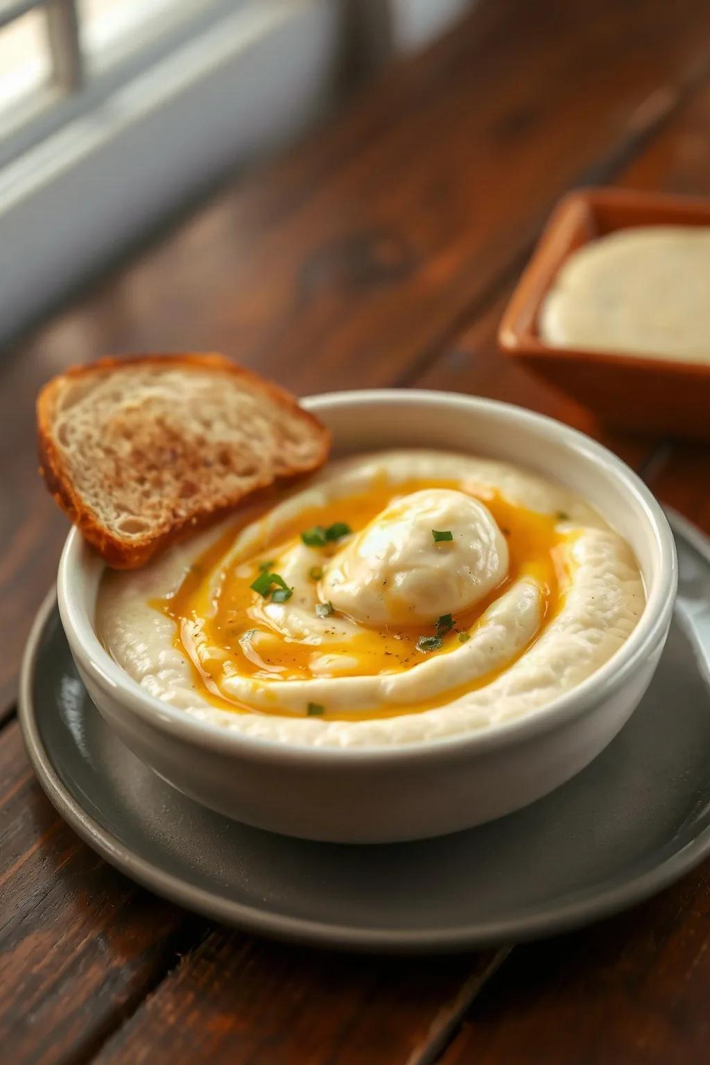 Creamy Cheese Grits with Sharp Cheddar