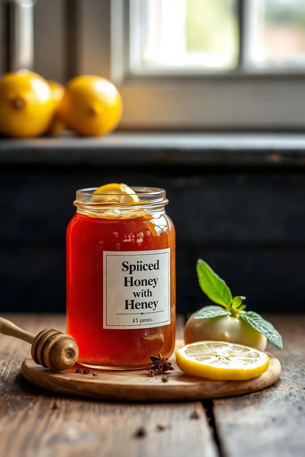 Spiced Honey with Lemon