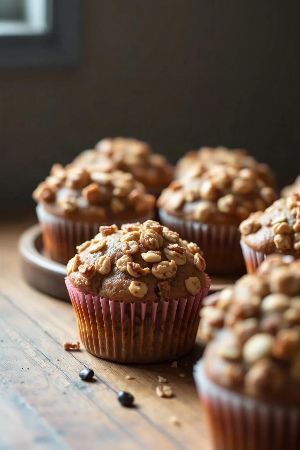 Bakery-Style Apple Muffins with Cinnamon-Oat Streusel