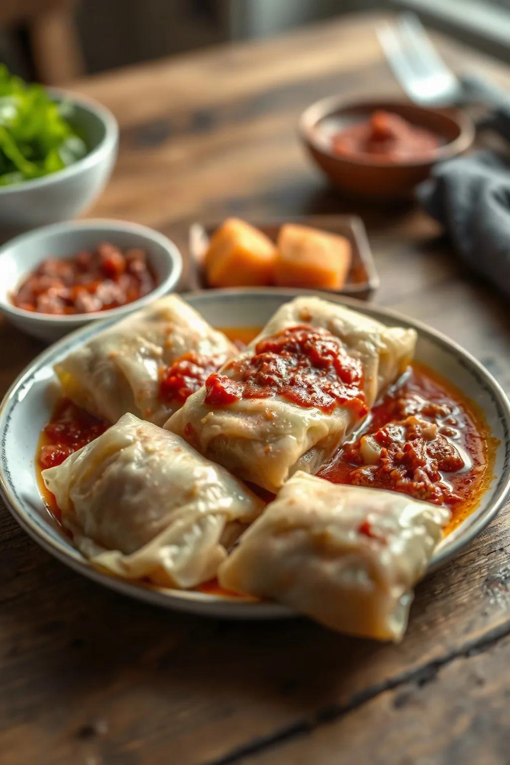 Traditional Cabbage Rolls (Cigares au Chou)